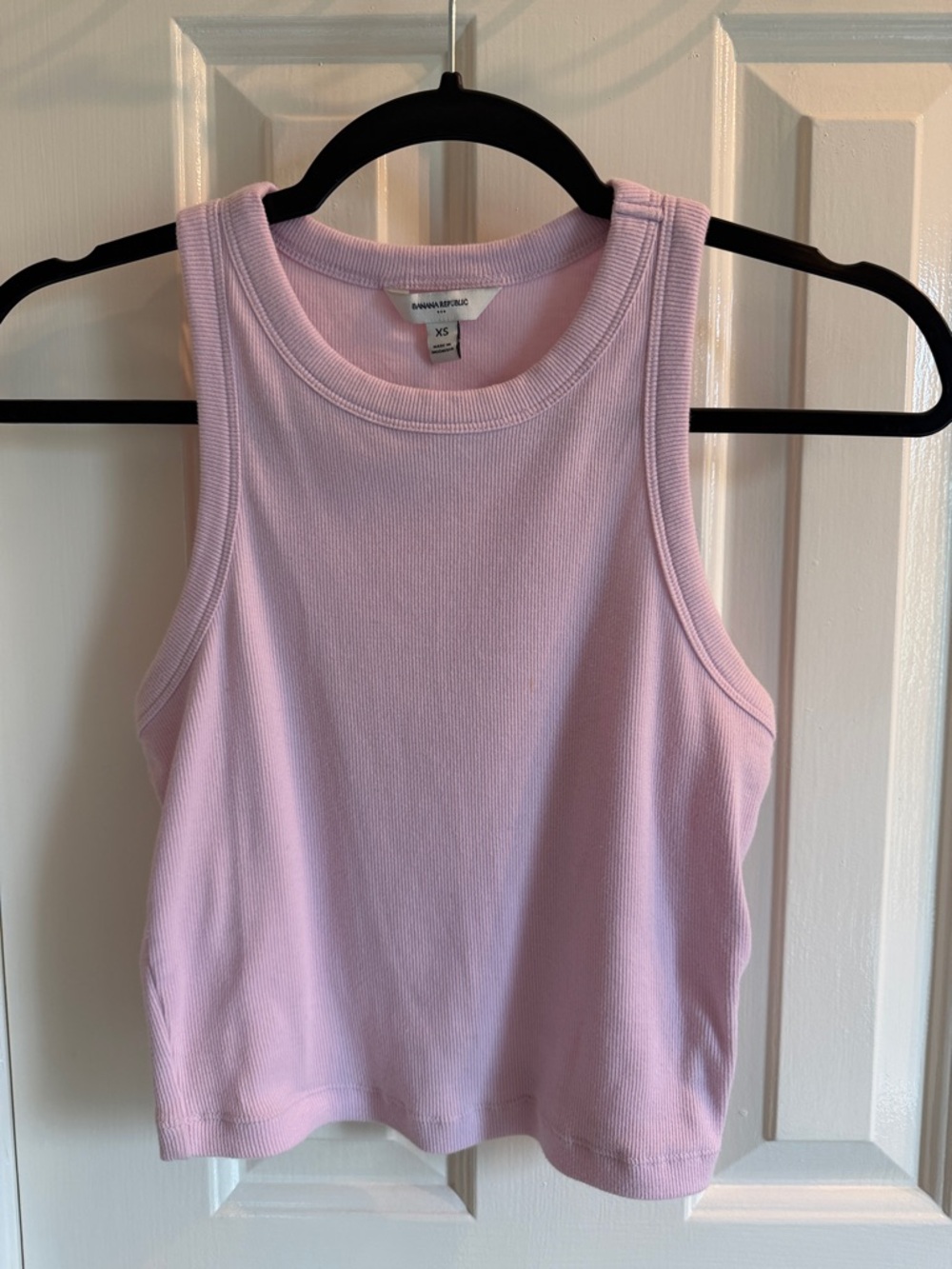 Banana Republic Pale Lavender Ribbed Tank Top